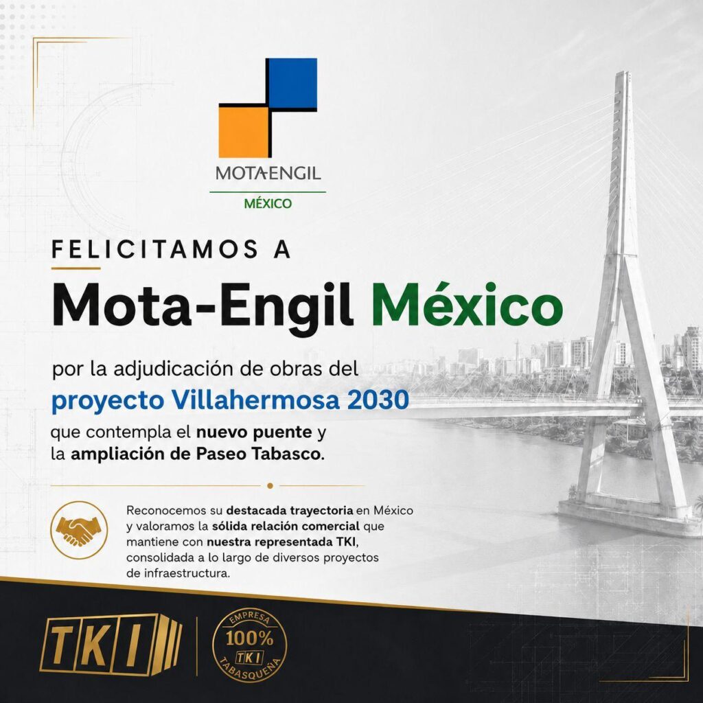 Felicitamos a Mota-Engil México